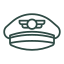 Pilot Hat Icon